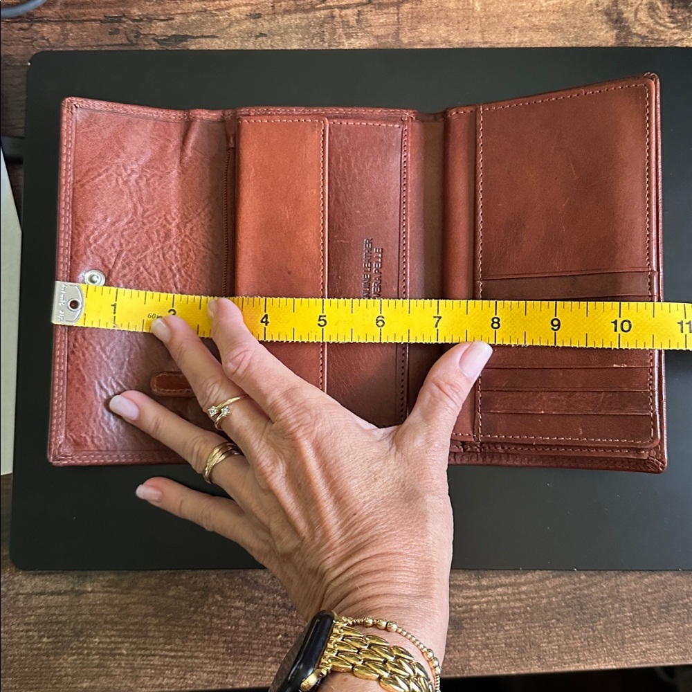 Beautiful all leather medium-sized wallet - Picture 12 of 12